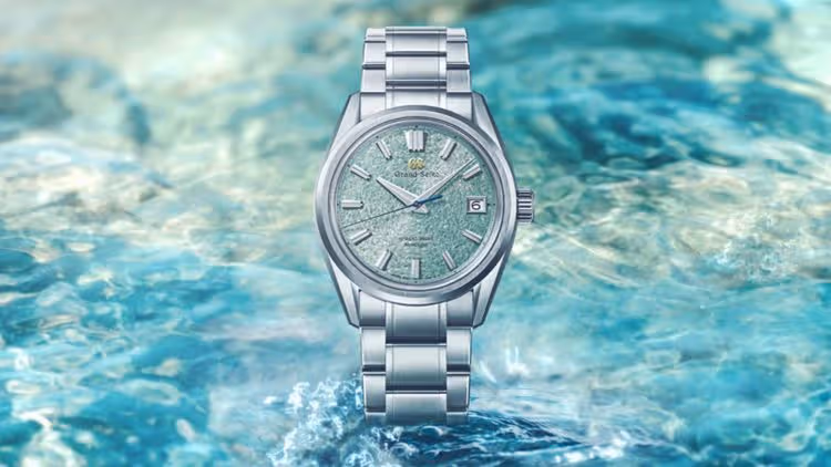 Grand Seiko翡翠綠新作好清涼　峽谷美景、清澈水面都在面盤上