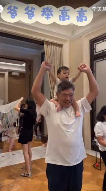 前TVB女星豪宅賀兒子1歲生日，與年長25歲百億富商老公譜寫父女戀