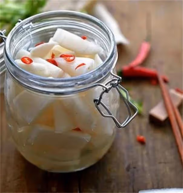 白蘿蔔泡菜怎麼泡又脆又好吃?學會湖南這種特色做法,脆爽開胃