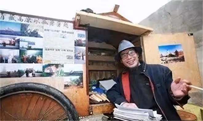 回顧寧波小伙,拉一破板車35年行走30萬公里,59歲走到黑河人沒了