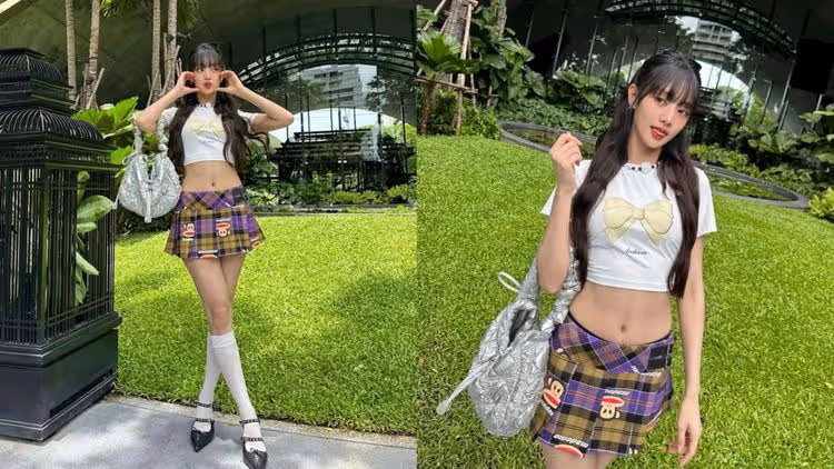 (G)I-DLE Minnie俏穿迷你裙當千禧辣妹　不科學比例好驚人