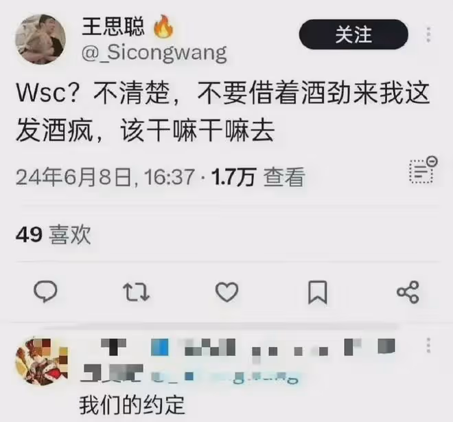 最新！王思聰發文回應私生子傳聞：該幹嘛幹嘛去，女方緊急閉麥！