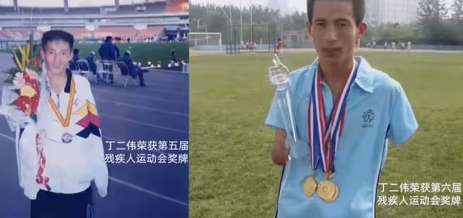 回顧小伙失去雙臂,用「腳」奪得多枚金牌,退役後卻遭遇妻子拋棄
