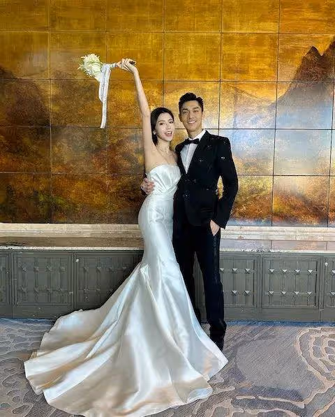 41歲TVB男星泰國補辦婚禮影片曝光,網紅老婆被批妝容出事與網友駁火