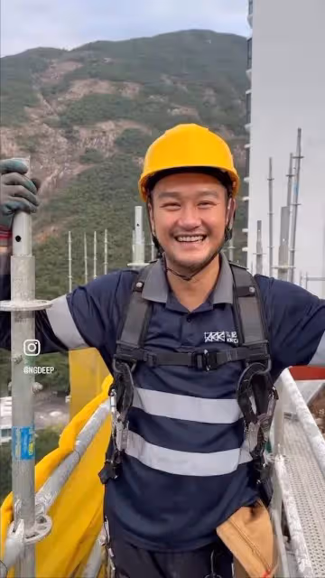 39歲港星成功考證效仿好友做地盤工人,否認內地登台酬勞豐富:不要亂寫