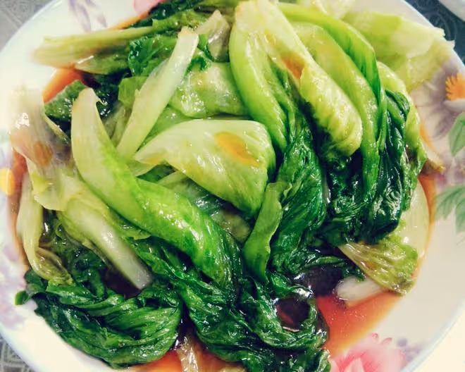 又甜又脆的水煮生菜