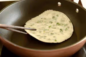 蔥油餅（餃子皮版）