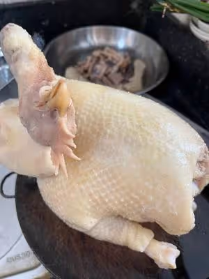 白切扇雞
