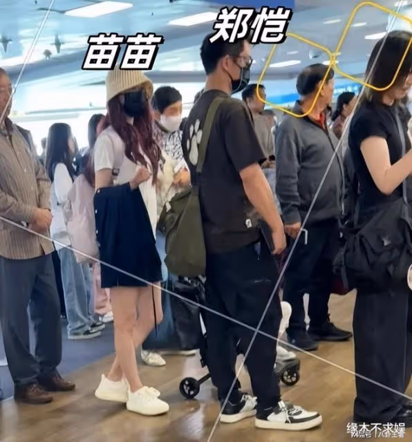 一家5口韓國旅遊!為省錢分開坐,苗苗一家商務艙,鄭愷坐經濟艙