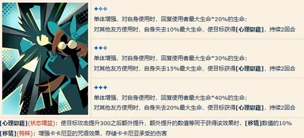 《重返未來:1999》卡卡尼亞技能解析