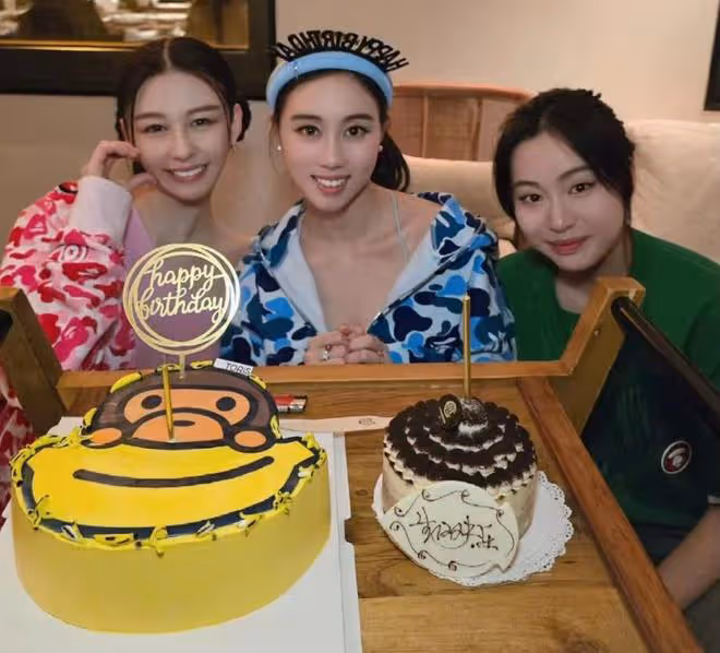 邱淑貞女兒為賭王千金慶生,甘比愛女驚喜出鏡,全是高顏值美女