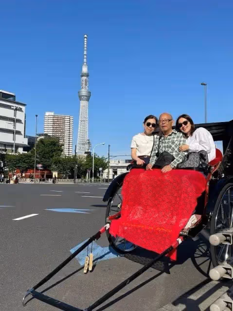 TVB視後陪家人游日本,因父親健康問題想及時行樂,工作隨緣
