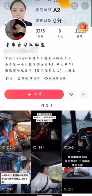 回顧95後女卡車司機:兩次離婚後,卻被奧斯卡導演看中