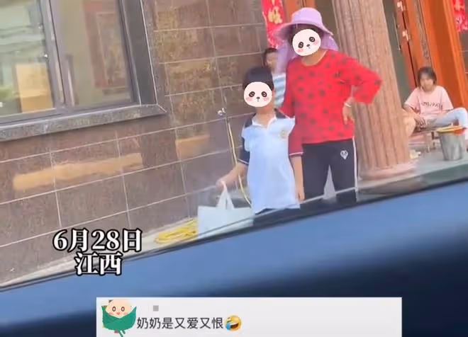 孫子在奶奶家住了兩天就被趕走,被塞上車後大喊:我還會回來的