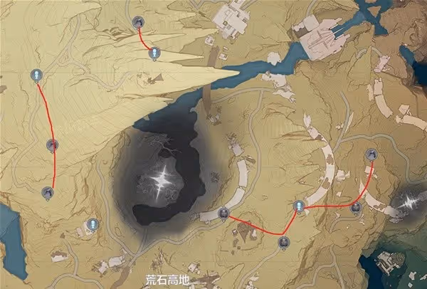 《鳴潮》熔山裂谷套裝刷取路線分享