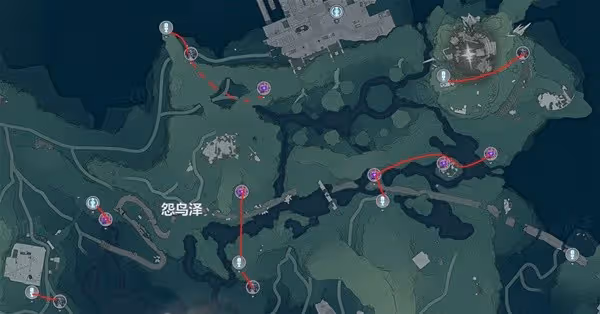 《鳴潮》凝夜白霜套裝聲骸刷取路線
