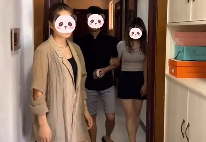 丈夫帶陌生女子給妻子送生活費,照顧公婆即可,網友:這好事哪找
