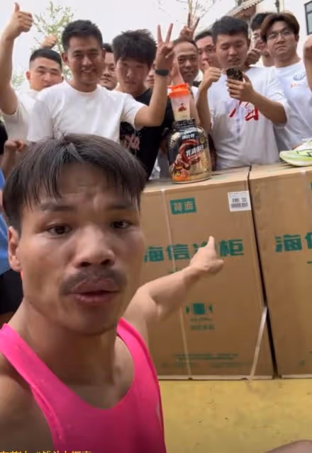 網紅組團挑戰快樂向前沖,僅兩位挑戰成功,嘴哥一人拿下倆冰箱