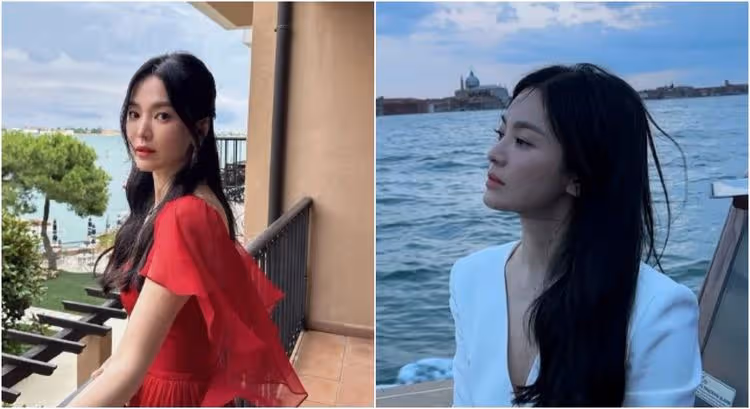 宋慧喬不怕鏡頭近拍！露性感事業線　42歲奇蹟美顏驚呆網
