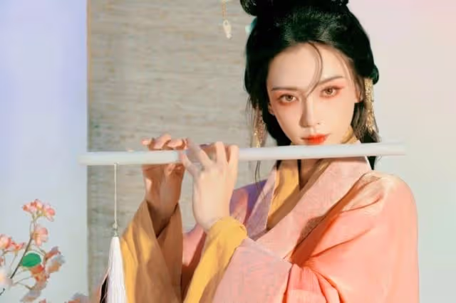 baby帶美瞳再現驚艷古裝，嫵媚多姿眼神繚繞，卻被吐槽像日本歌姬