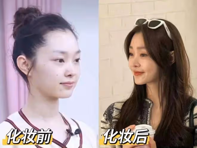 宋軼的卸妝臉火了！妝前妝後相差10歲，一個像初中生一個像大學生