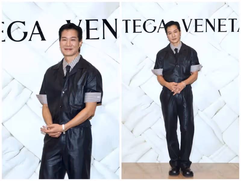 賈靜雯挺BOTTEGA VENETA美到「長出櫻花」　方郁婷首遇大陣仗超緊張