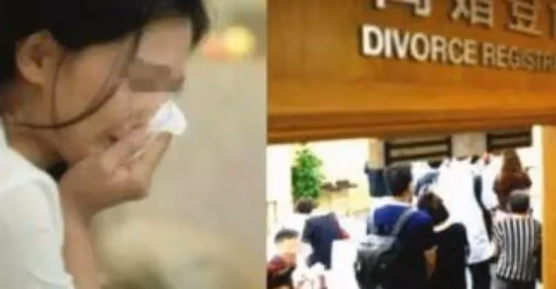 我和妻子結婚4年，一直為無法生育的這件事吵架，最後只能簽字離婚。在辦手續時「工作人員一直踢我的腳」，我「轉頭看到妻子」：決定不再離了