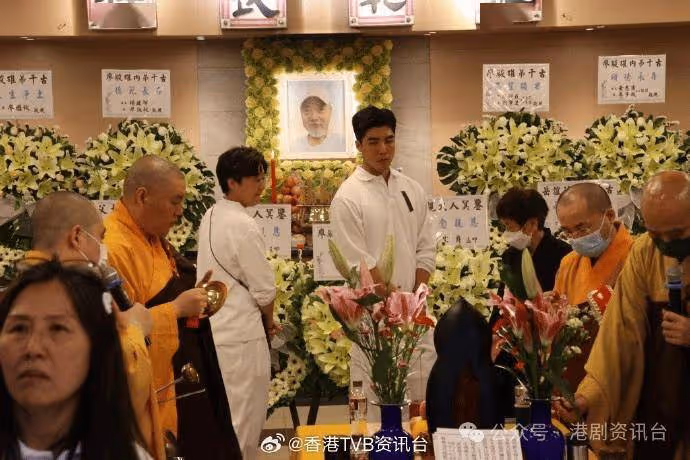 TVB老戲骨廖駿雄設靈!湯鎮業黃日華等明星送好友最後一程
