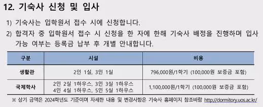 2025年3月入學首爾市立大學本科