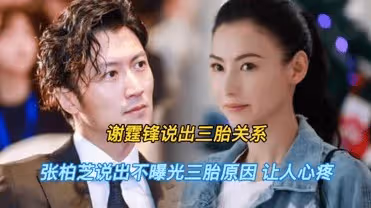 張柏芝三胎生父恨透謝霆鋒,現離婚協議爆光,網友:謝霆鋒太狠心