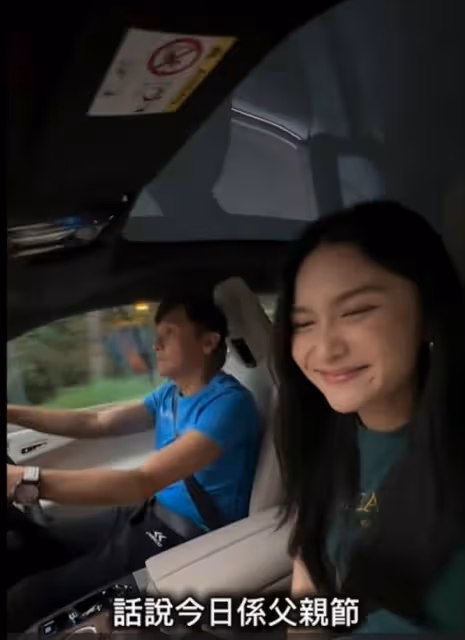 港星漂亮女兒獲TVB力捧上位！父親節大曬合照，被指像兩兄妹