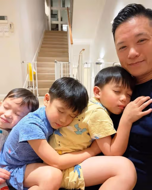 胡杏兒父親節感謝富豪老公,曬有3個兒子的幸福,手寫信很可愛