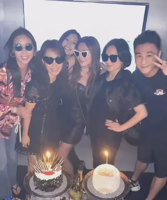 奚夢瑤參加何超欣生日,一個舉動突出了她能嫁入豪門的高情商