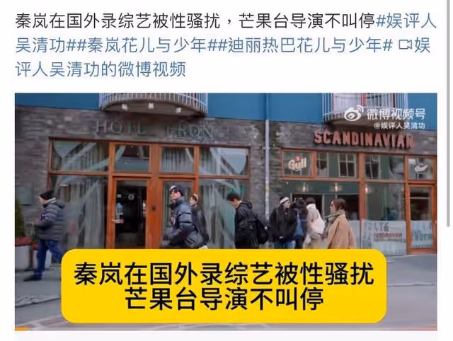 網友指控芒果台製片人性騷擾?秦嵐花少經歷被熱議電視台正式回應