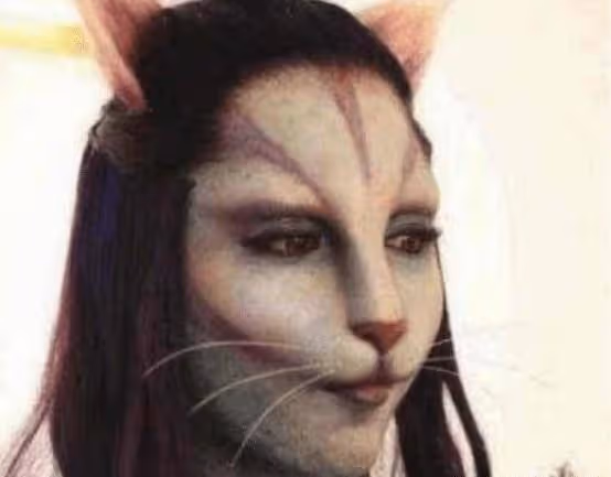 《非誠勿擾》中一直不肯卸妝的貓臉女，卸下特效妝後，美成這樣