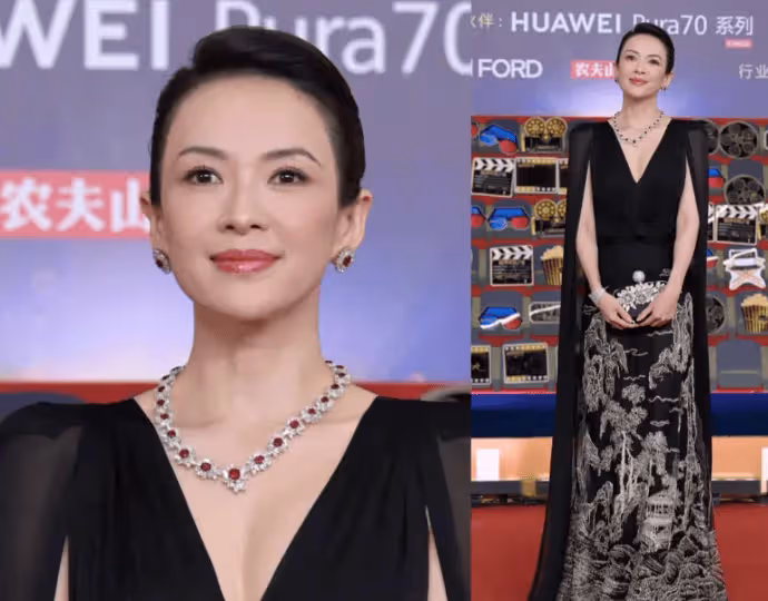 電影之夜紅毯生圖！周也憔悴，倪妮失手，娜扎，鍾楚曦艷壓群芳