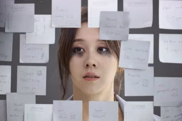 白安瘋狂加班崩潰! 「眼妝全花了」超狼狽模樣曝光