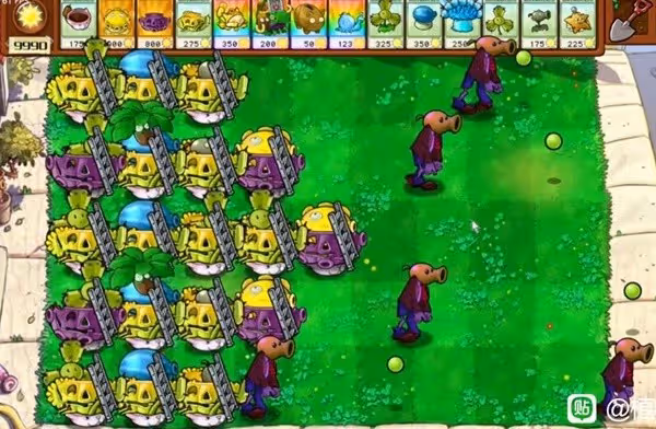 《PVZ雜交版》2.1無盡掛機陣容及實戰演示