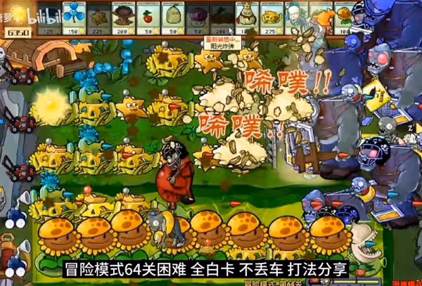 《PVZ雜交版》2.1版冒險模式第64關心得
