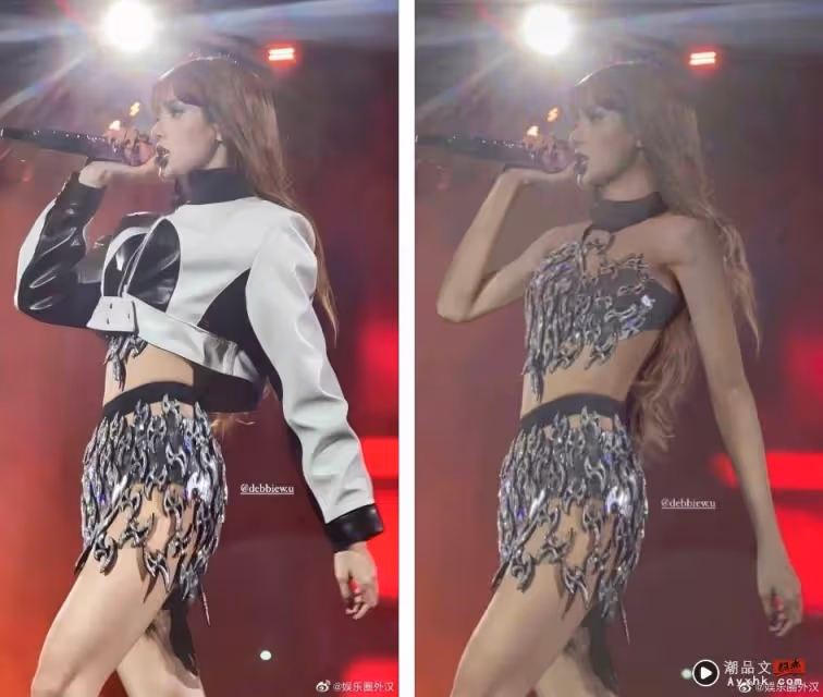 Jennie「超危險戰服」大露胸型!曝Lisa服裝出事