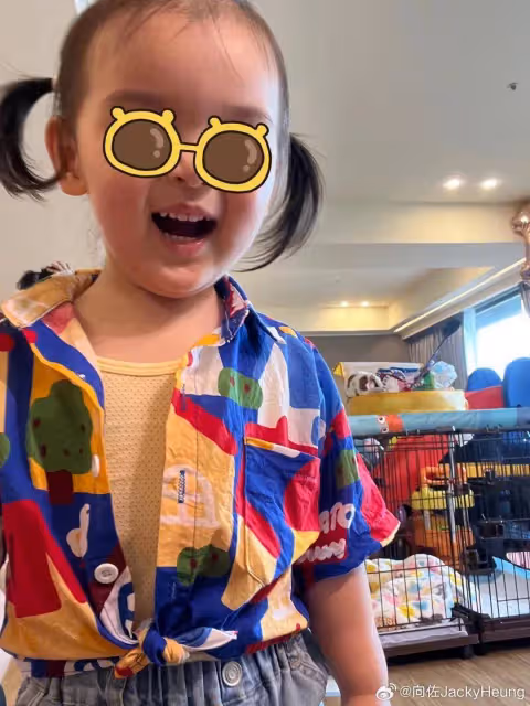 向佐為兒子慶生,2歲向笙扎小馬尾好可愛,郭碧婷獨自帶倆娃回台