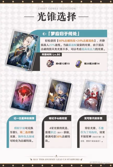 《崩壞:星穹鐵道》2.3流螢養成一圖流