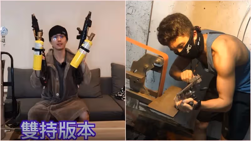 孫安佐因火槍被搜索！曾自製「火焰噴射器」　從小夢想當鋼鐵人