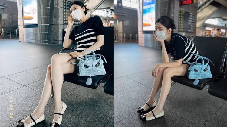 高鐵候車女竟是「大咖女神」　暴瘦模樣曝光！粉絲心疼：多吃點