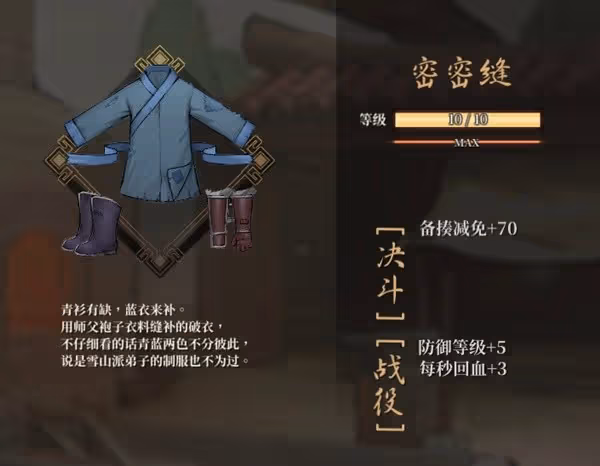 《活俠傳》密密縫防具獲取教程