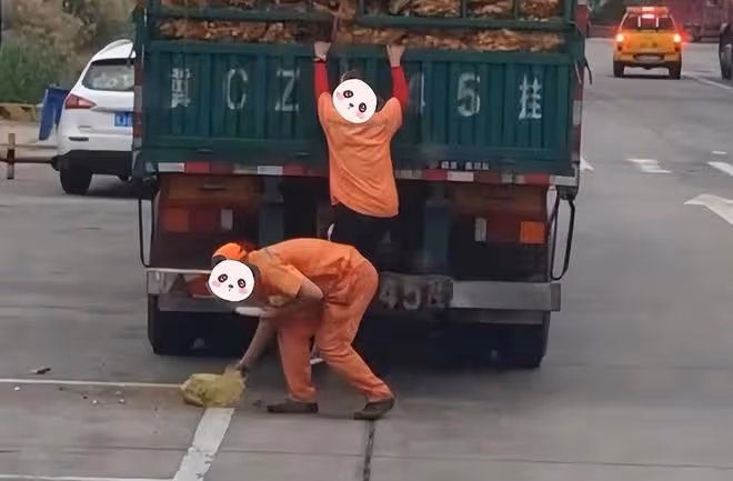 環衛工趁司機休息,偷走一大袋生薑,找到時發現做了一大鍋炒薑片