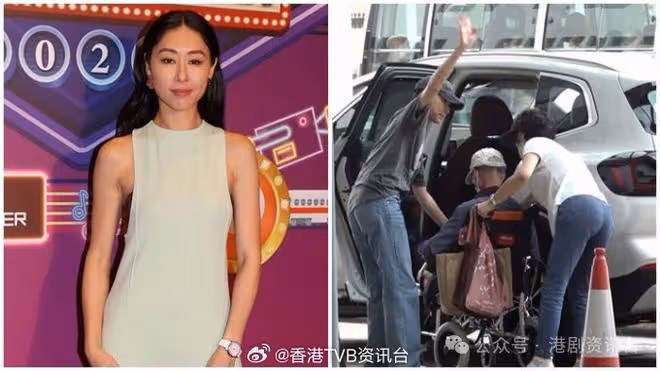 突發!TVB視後陪家人到醫院輪椅接送