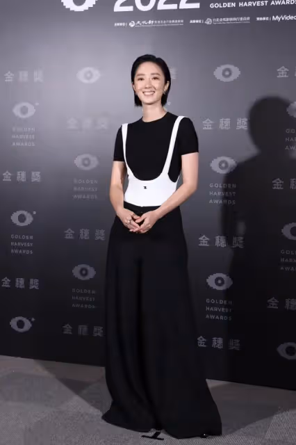 桂綸鎂陳柏霖的CP感還挺強，同穿黑色服裝像情侶裝，看著挺搭的