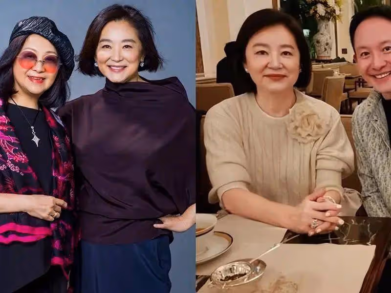 被69歲林青霞的打扮驚艷了!發燙卷、衣成套穿,優雅迷人有氣質