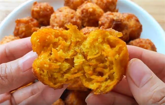 胡蘿蔔丸子好吃有訣竅，加上這2樣東西，保證外酥里軟，不幹不硬